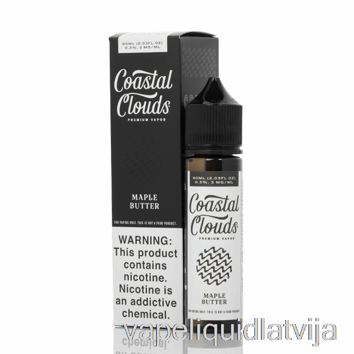 Kļavu Sviests - Piekrastes Mākoņi Co. - 60 Ml 3 Mg Vape šķidruma